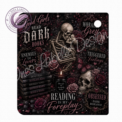 Kobo Libra Colour Inlay | "Dark Romance 2" | Digitaler Download | Printable Insert for Clear Case