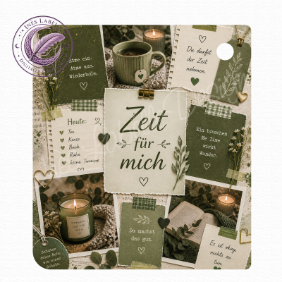 Kobo Libra Colour Inlay | "Zeit für mich" | Digitaler Download | Printable Insert for Clear Case  