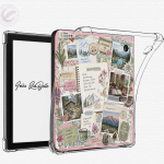 Kobo Libra Colour Inlay | "Bergurlaub rosa" | Digitaler Download | Printable Insert for Clear Case