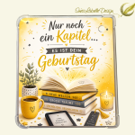 Kobo Libra Colour Inlay | "Geburtstag" | Digitaler Download | Printable Insert for Clear Case