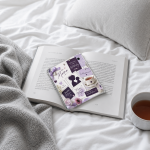 Kobo Libra Colour Inlay | "Muttertag lila" | Digitaler Download | Printable Insert for Clear Case